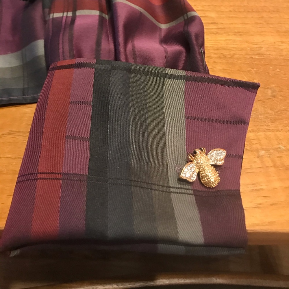 Brand: J Michaels Exquisite Plaid Wrap Style Top Size 12 🇨🇦 - Picture 7 of 16